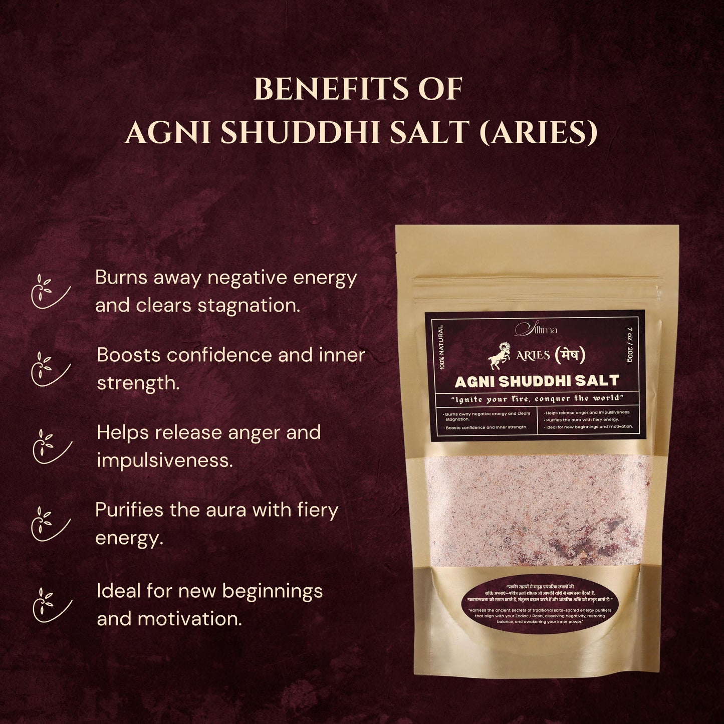Agni Shuddhi Salt | Aries(मेष) - Sillima