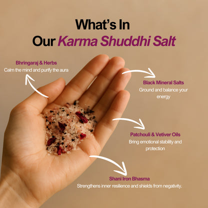 Karma Shuddhi Salt | Capricorn (मकर) - Earth Element Discipline & Mastery Salt