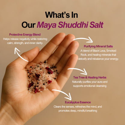Maya Shuddhi Salt | Rahu (राहु) - Shadow Node Manifestation & Illusion Salt
