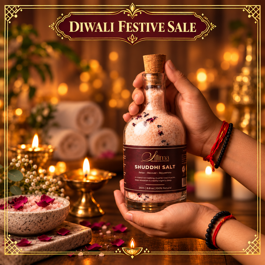 Sillima Shuddhi Salt Glass Bottle – Diwali festive image