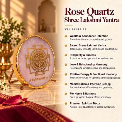 Shree Lakshmi Yantra symbolism for prosperity, abundance, love and harmony
